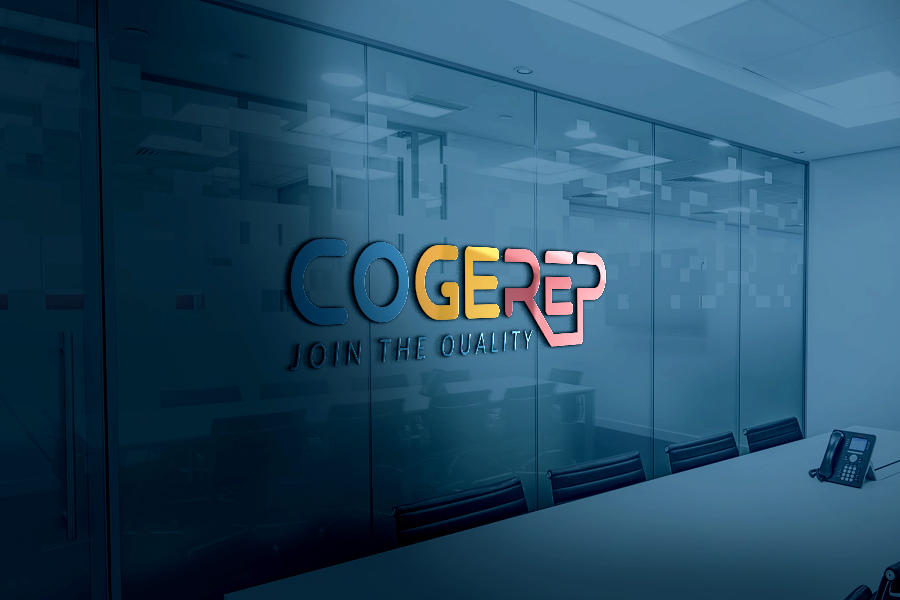 Création de logo COGEREP, un logo professionnel conçu par ddstudio4u en Algérie